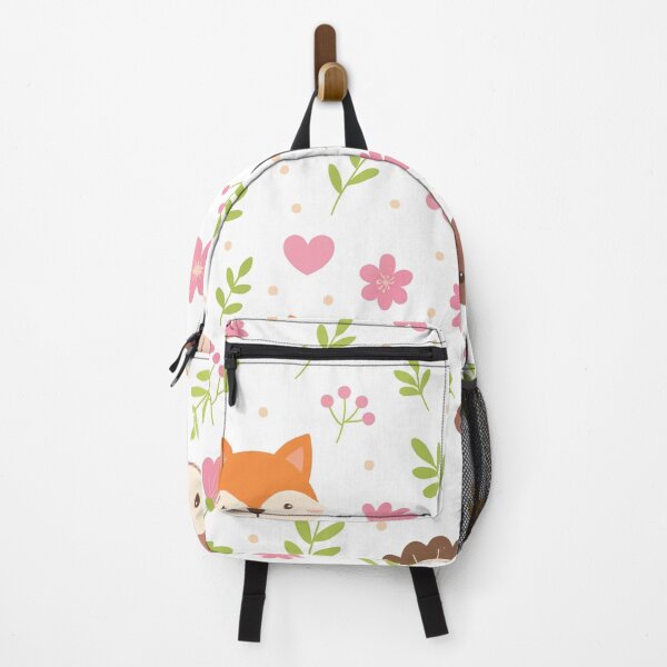 Item preview, Woodland Friends & Flowers Seamless Pattern | Cute Animal Forest Design designed and sold by graphicnew.