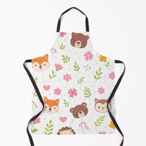 Item preview, Woodland Friends & Flowers Seamless Pattern | Cute Animal Forest Design designed and sold by graphicnew.