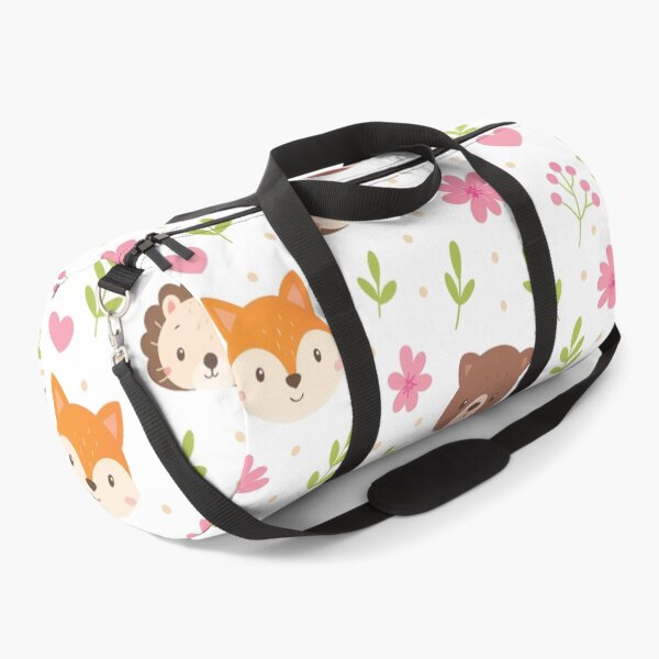 Item preview, Woodland Friends & Flowers Seamless Pattern | Cute Animal Forest Design designed and sold by graphicnew.