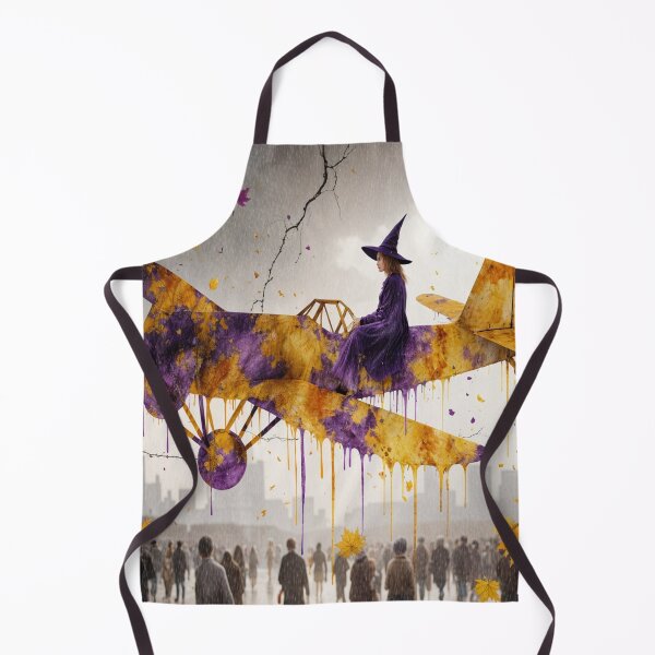 Item preview, Witch Flying on an Airplane designed and sold by m-y-A-I-A-R-T-.