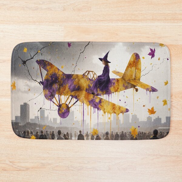 Item preview, Witch Flying on an Airplane designed and sold by m-y-A-I-A-R-T-.