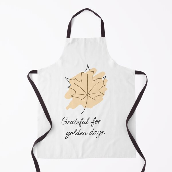 Item preview, Grateful for Golden Days – Minimalist One Line Autumn Leaf Design designed and sold by CanvasFox.