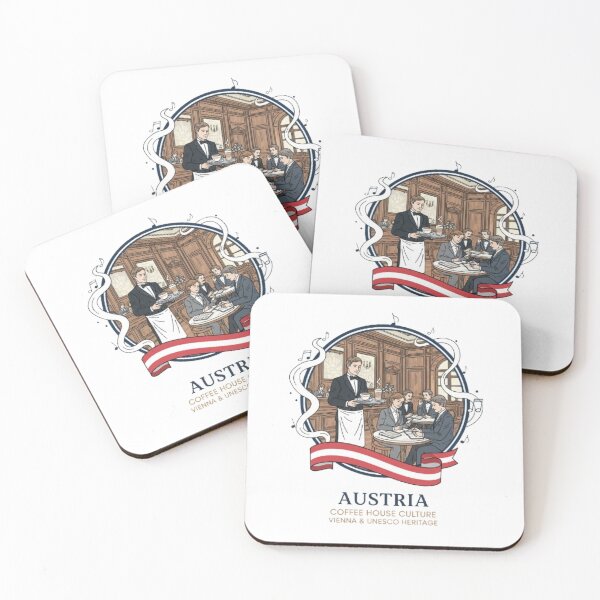 Item preview, AUSTRIA COFFEE HOUSE CULTURE designed and sold by likbatonboot.