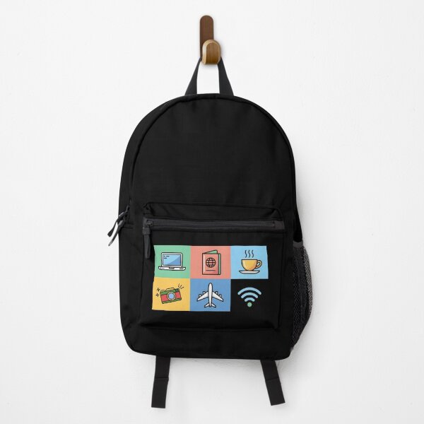 Item preview, Digital Nomad Essentials – Global Travel Icons designed and sold by 404wearpl.