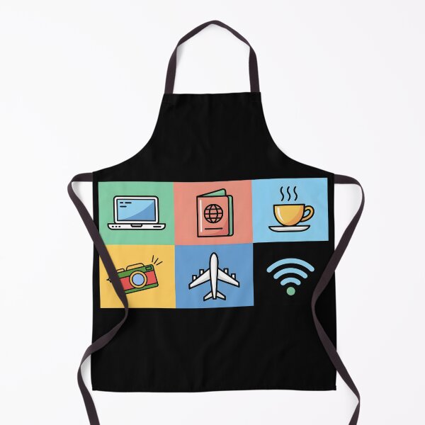 Item preview, Digital Nomad Essentials – Global Travel Icons designed and sold by 404wearpl.
