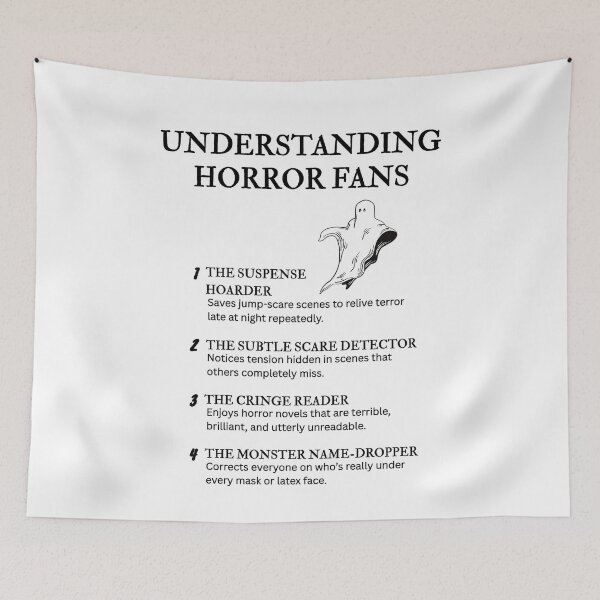 Item preview, Understanding Horror Fans – Humor Only True Fans Understand designed and sold by PsyFlow35.