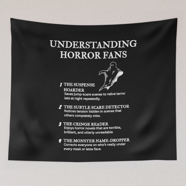 Item preview, Understanding Horror Fans – Humor Only True Fans Understand – Black designed and sold by PsyFlow35.