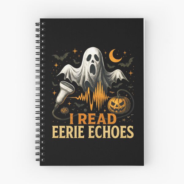Item preview, I Read Eerie Echoes – Spooky Halloween Sonographer Design (3) designed and sold by InkoraLab.