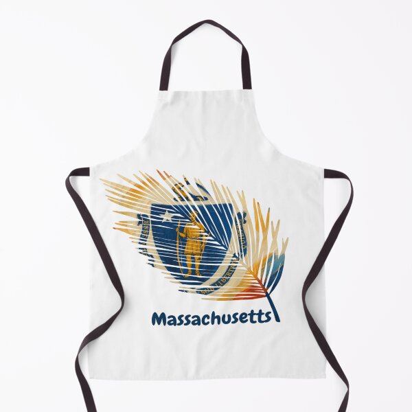 Item preview, Abstract Massachusetts Flag – Feather Shape Design designed and sold by ArteJorge48.