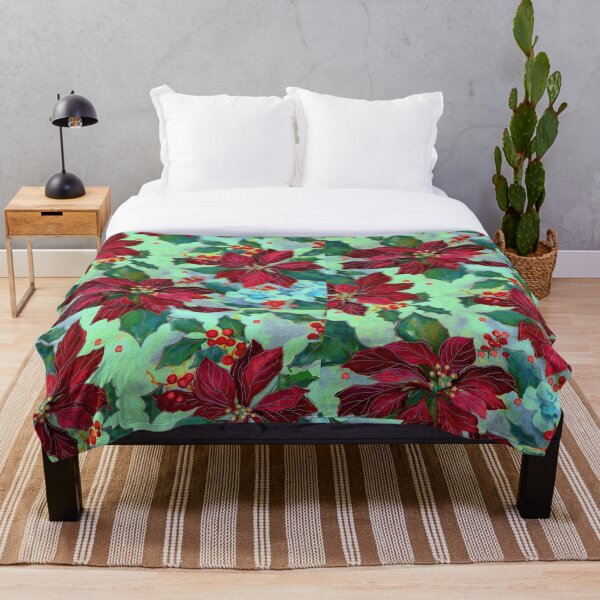 Item preview, Poinsettia Pattern designed and sold by cobblehill.