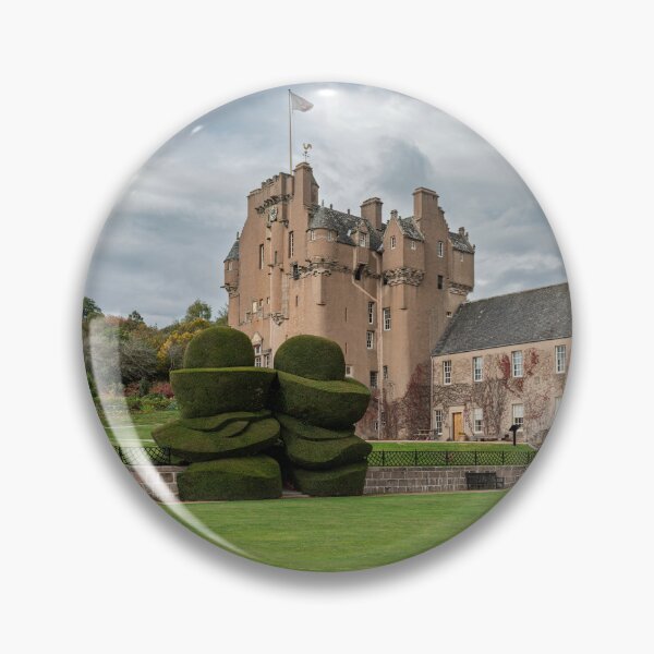 Item preview, Crathes Castle with Sculpted Topiary and Dramatic Skies designed and sold by David Patterson.