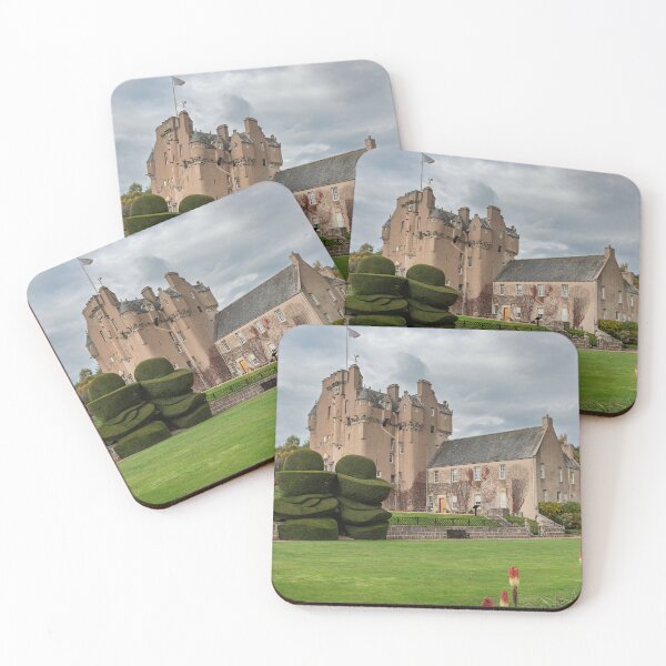 Item preview, Crathes Castle with Sculpted Topiary and Dramatic Skies designed and sold by David Patterson.
