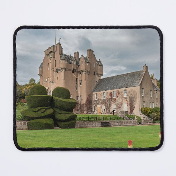 Item preview, Crathes Castle with Sculpted Topiary and Dramatic Skies designed and sold by David Patterson.