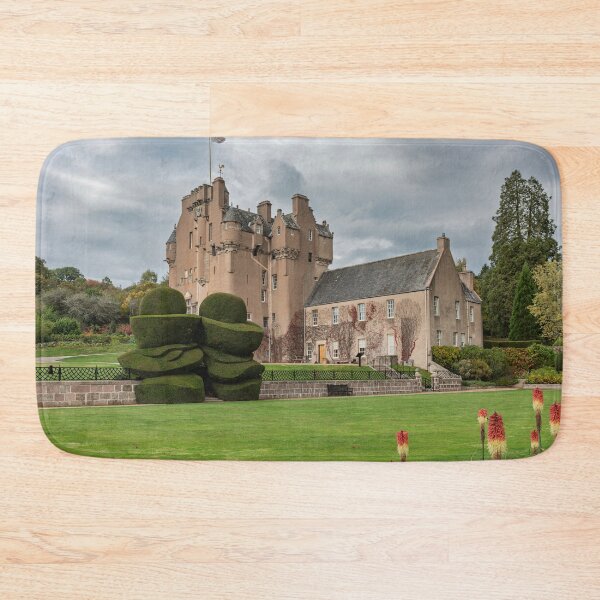 Item preview, Crathes Castle with Sculpted Topiary and Dramatic Skies designed and sold by David Patterson.