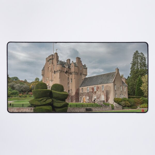 Item preview, Crathes Castle with Sculpted Topiary and Dramatic Skies designed and sold by David Patterson.