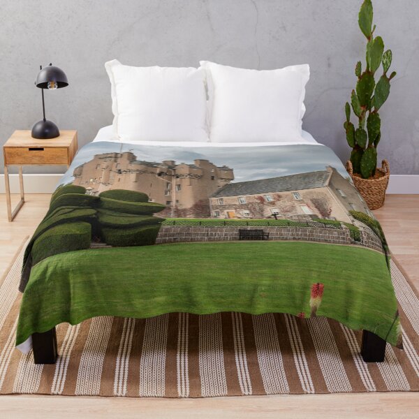 Item preview, Crathes Castle with Sculpted Topiary and Dramatic Skies designed and sold by David Patterson.