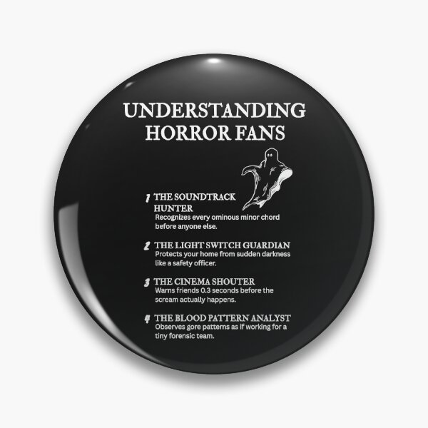 Item preview, Understanding Horror Fans – The Slasher & Scare Edition – Black designed and sold by PsyFlow35.