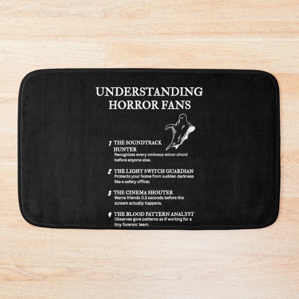 Item preview, Understanding Horror Fans – The Slasher & Scare Edition – Black designed and sold by PsyFlow35.