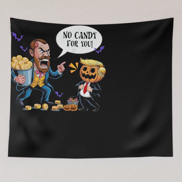 Item preview, Nobel Peace Prize No Candy for You Trumpkin Halloween  designed and sold by Patchina.