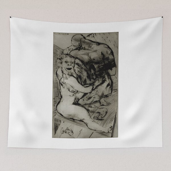 Item preview, Charcoal Embrace, Abstract Human Form Study designed and sold by meltenrevertv.
