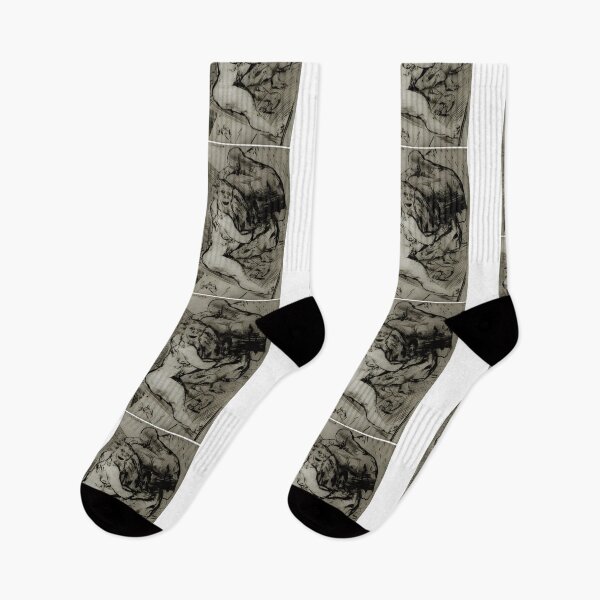 Item preview, Charcoal Embrace, Abstract Human Form Study designed and sold by meltenrevertv.