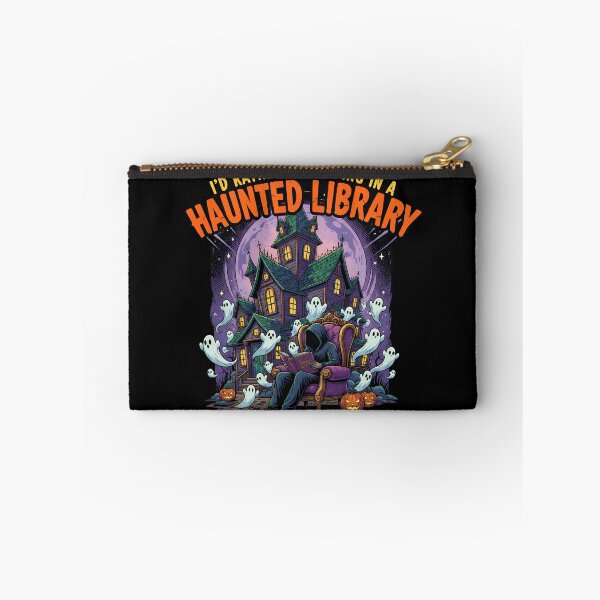 Item preview, I'd Rather Be Reading in a Haunted Library designed and sold by NexusArts.