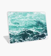 Vinilo para portátil Olas de playa de verano azul océano