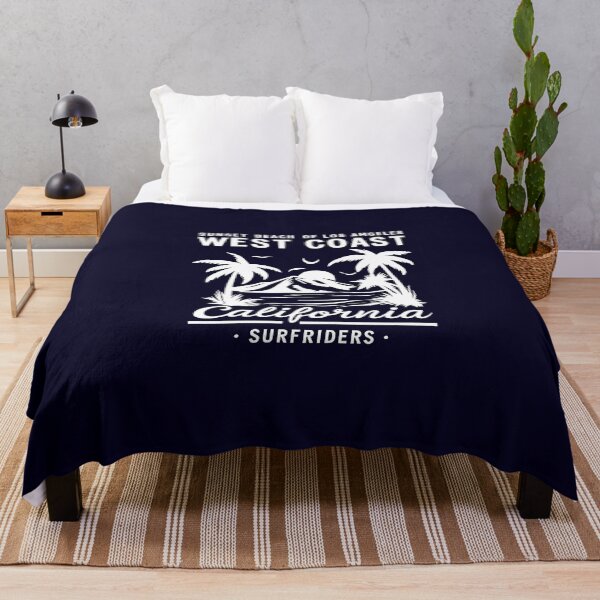Item preview, Monochrome vintage design of Sunset Beach in Los Angeles – California surf vibes with palm trees, sunset and retro typography designed and sold by ArteeInnovation.