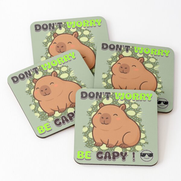 Item preview, Be Capy Sweet Capybara designed and sold by Golden_Glory_Design.