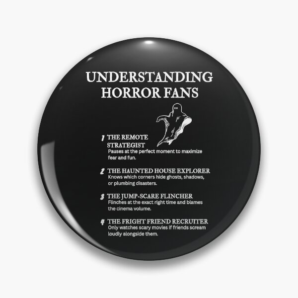 Item preview, Understanding Horror Fans – For Fans Who Love a Good Scream – Black designed and sold by PsyFlow35.