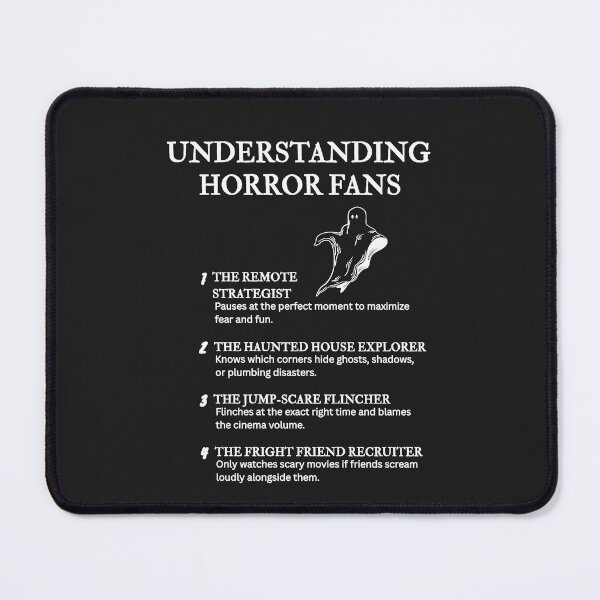 Item preview, Understanding Horror Fans – For Fans Who Love a Good Scream – Black designed and sold by PsyFlow35.
