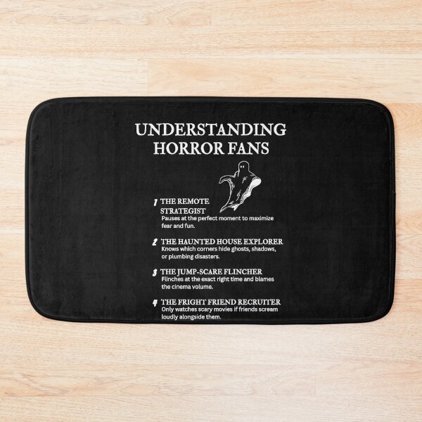 Item preview, Understanding Horror Fans – For Fans Who Love a Good Scream – Black designed and sold by PsyFlow35.