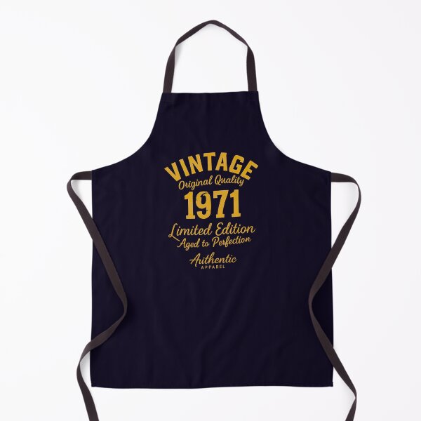 Item preview, Vintage Typography Design – Limited Edition 1971, Retro Black and White Style for Authentic Apparel designed and sold by ArteeInnovation.