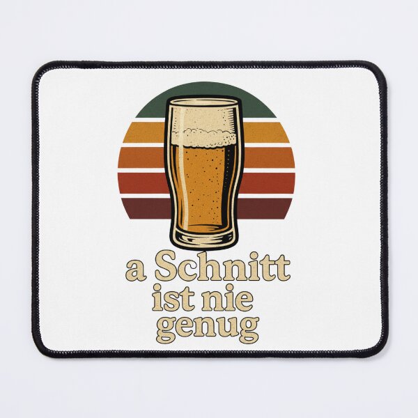 Item preview, A cut is never enough – Funny Retro Beer Design designed and sold by Snap and Press.