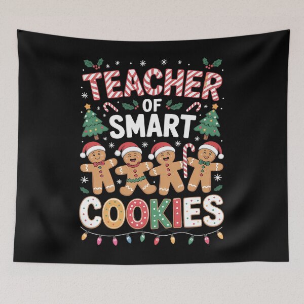 Item preview, Christmas Teacher Of Smart Cookies Funny Cute Gingerbread designed and sold by TrinaEspinoza.