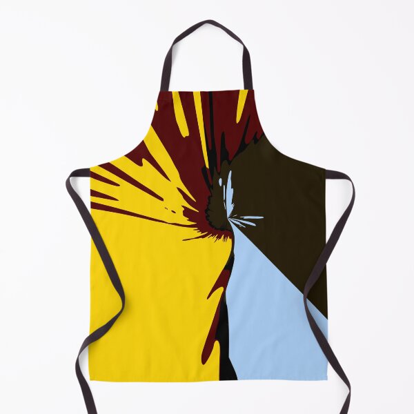 Item preview, Waterfall Impression Blue Yellow Brown Composition designed and sold by SpieklyArt.