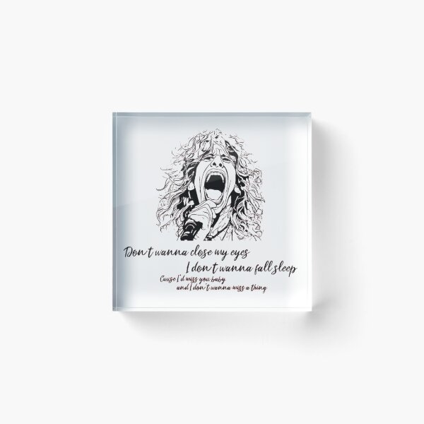 Item preview, Aerosmith - I Don't Wanna Miss a Thing  designed and sold by AiidonassArt.