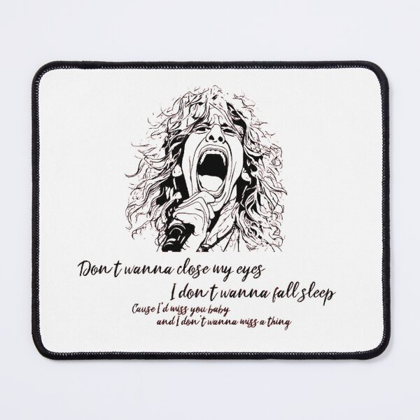 Item preview, Aerosmith - I Don't Wanna Miss a Thing designed and sold by AiidonassArt.