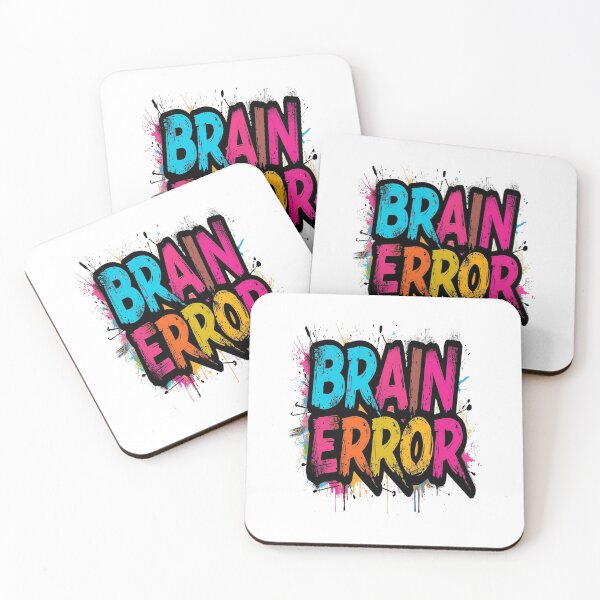 Item preview, Brain Error | Sarcastic Humor Design by Too Real Co designed and sold by TooRealCo.