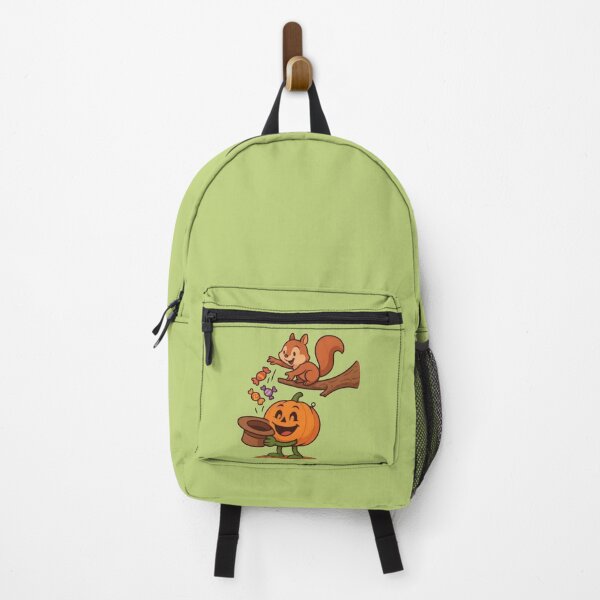 Item preview, A Sweet Halloween Team: The Squirrel and the Pumpkin designed and sold by IraBum.