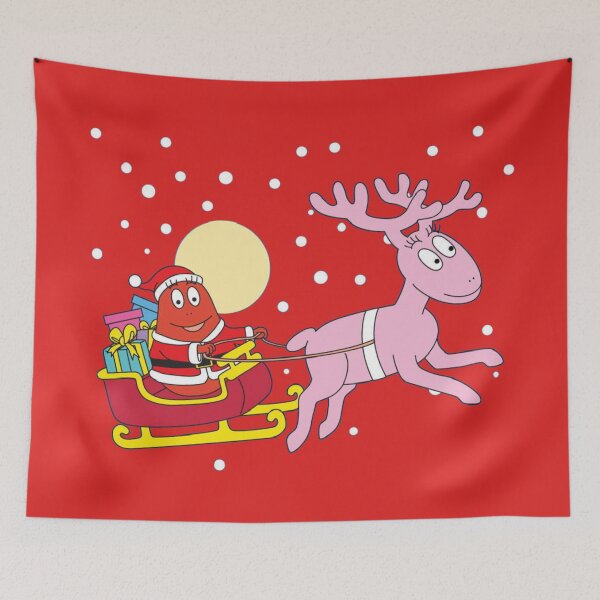 Item preview, Barbapapa fliegt im Schnee designed and sold by DieViolettHund.
