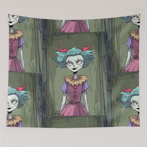 Item preview, Creepy Clown Girl designed and sold by bapupa.