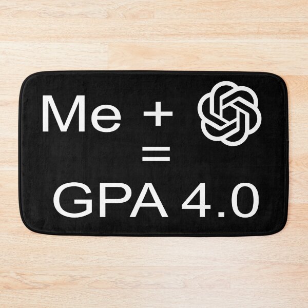 Item preview, Me + ChatGPT = GPA 4.0 designed and sold by Rashmi Shehara.