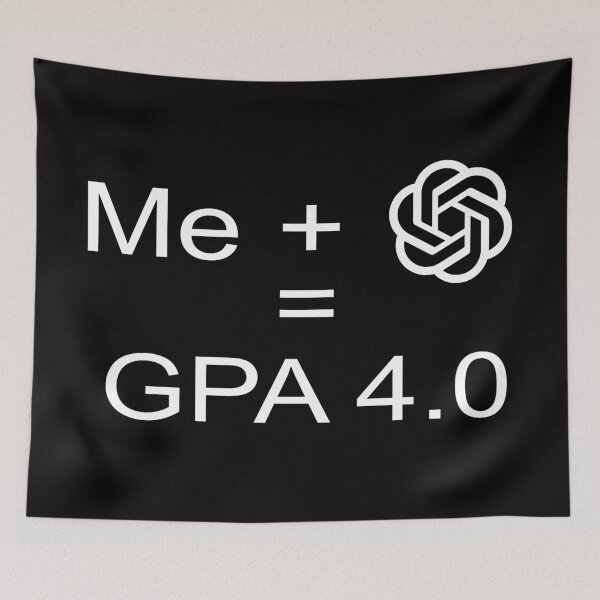 Item preview, Me + ChatGPT = GPA 4.0 designed and sold by Rashmi Shehara.