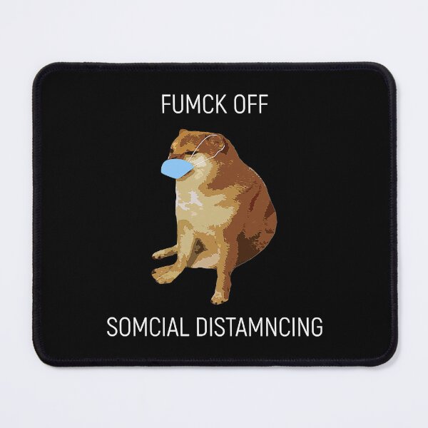 Item preview, Cheems Social Distancing designed and sold by mengekon.