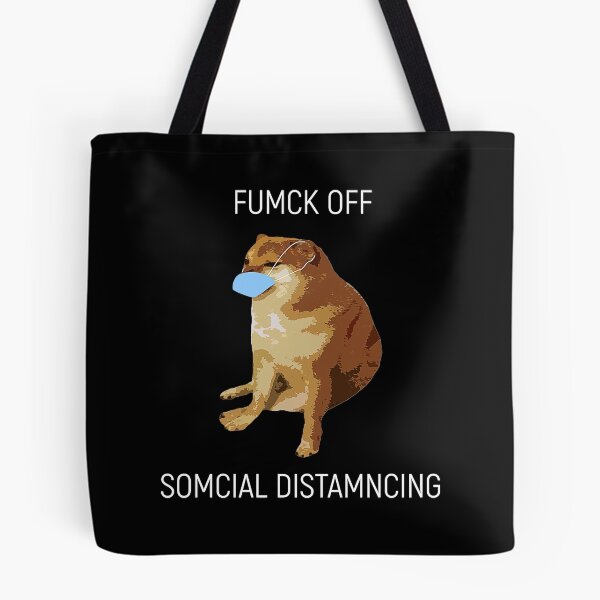 Item preview, Cheems Social Distancing designed and sold by mengekon.