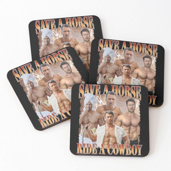 Item preview, Glen Powell Save a Horse Ride a Cowboy  designed and sold by EdificaturasArt.