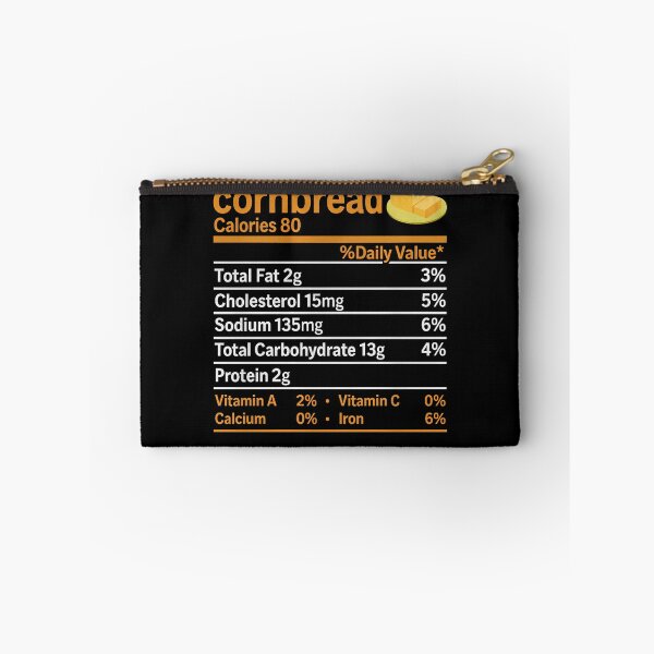 Item preview, Cornbread Nutrition Food Thanksgiving designed and sold by TrinaEspinoza.