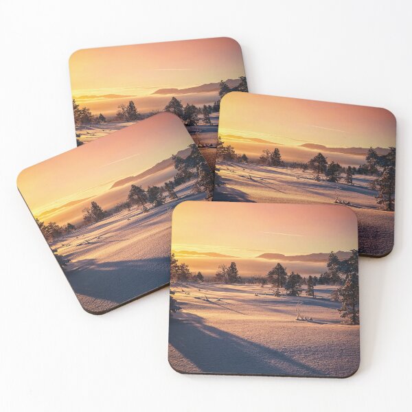 Item preview, Radiant Winter Sunrise – Serene Snowy Landscape designed and sold by RealmsCreation.