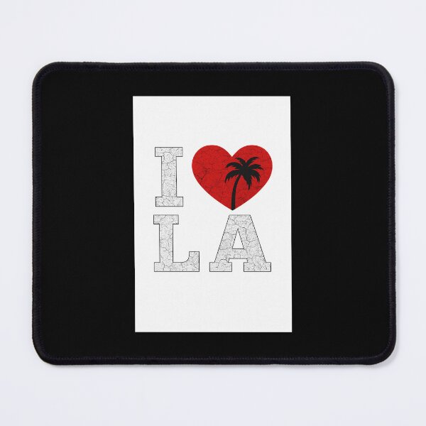 Item preview, I Love LA – Cracked Concrete Palm Heart Design designed and sold by TipVault22 .
